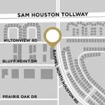 Houston location map